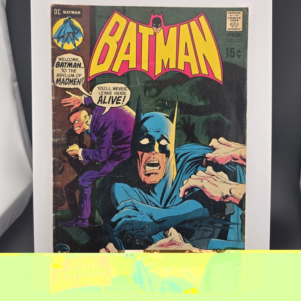 BATMAN #229 NEAL ADAMS COVER DC COMICS 1971